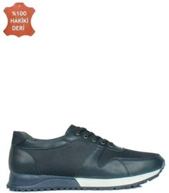 Resim Fitbas 914512 424 Erkek Lacivert Deri Spor Büyük Numara Ayakkabı 