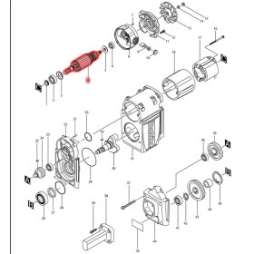 Resim Makita HM1801 Endüvi Rotor Kollektör Ürün Kodu 516922-9 