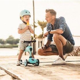 Resim Scoot And Ride Helmet Bebek Kaskı Xxs-S Turkuaz 181206-96388 