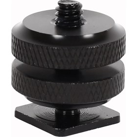 Resim Deyatech Flaş Kızağı 1/4" Tripod Vidası Çevirici Adaptör Deyatech 