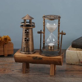 Resim Erseyy Dekoratif Deniz Feneri Kum Saati 