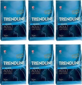 Resim Trendline Somonlu Yetişkin Kedi Maması 6 x 1 KG 
