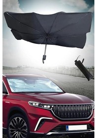 Resim Peugeot 505 Uyumlu Araba Ön Cam Güneşlik Katlanabilir Güneşlik Şemsiye Ön Cam Gölgelik 