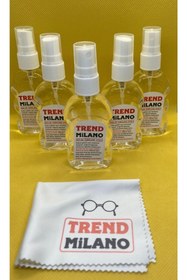 Resim TrendMilano 5 Adet Antistatik Sprey Ve Mikrofiber Gözlük Temizleme Bezi 