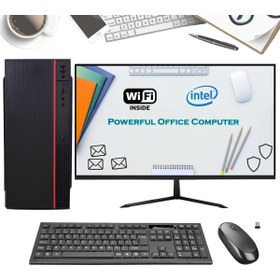 Resim RAMTECH BİLGİSAYAR Workforce I5 4570 16gb Ram 256gb Ssd 1tb Hdd 23,6" Monitörlü Masaüstü Pc Wf5 