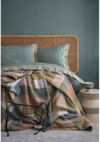 Resim Apricitas Porto Olıve Battaniye+nevresim Tk. Çift Kişilik Adaçayı 