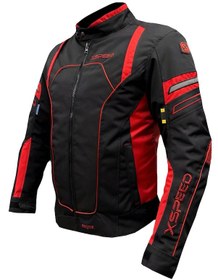Resim Xspeed Anger Plus 4 Mevsimlik Korumalı Motosiklet Montu Kırmızı 