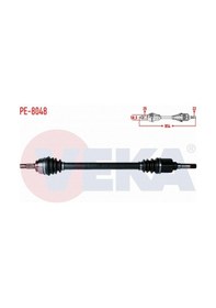 Resim Peugeot 207 Wa,wc 1.4 Hdı Ma Sanzuman M-t Uzunluk 854mm 2006-2012 Komple Aks Sağ Ön 3273kp 