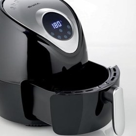 Resim Ariete Airy Fryer Digital 4616, sıcak hava fritözü 3,5 litre, 60 dakikalık zamanlayıcı, LCD ve dokunmatik ekran, 7 pişirme kademeli, maksimum sıcaklık 200 °C, 1300 W, siyah 