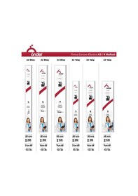 Resim Önder Sunum Klasörü 4 Halkalı 20 Mm A4 Beyaz 2012-5 