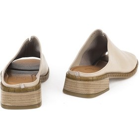 Resim Ziya, Kadın Hakiki Deri Topuklu Terlik 1511047z022 Vizon 1511047z022 310 Vizon 