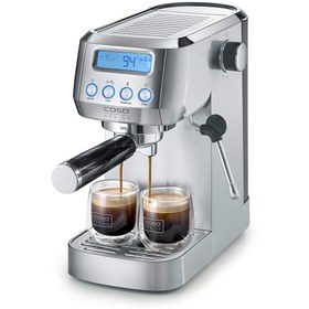 Resim Caso EspressoGourmet Crema 20 Bar Espresso Makinesi Süt Köpürtücülü Paslanmaz Portafiltre 