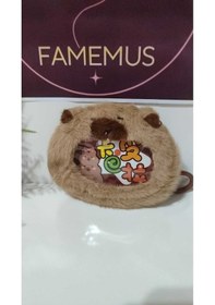 Resim Lüsk Kaliteli Caypara Peluş Cüzdan Anahtarlık 12 Cm 