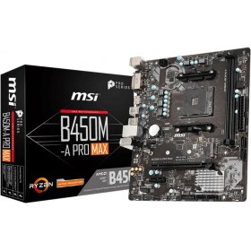 Resim MSI B450M-A PRO MAX DDR4 3466(OC)MHz DVI HDMI M.2 MATX AM4 