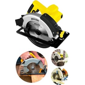 Resim Graizer Alman 3000 Watt Lazerli Bakir Sargili Metal Şanzuman Sunta Kesme Daire Testere Makinesi 185 mm 