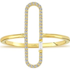 Resim Lova Pırlanta Trombon Yüzük - 1030301 