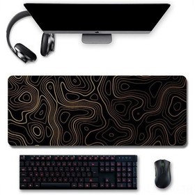 Resim Springsun 80x30cm Süper Büyük Oyuncu Mouse Pad - Su Geçirmez, Kaymazsız Taban, Dayanıklı Kenar İşlemesi, Ofis Ve Oyun İçin Masa Koruyucu Diğer 