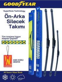 Resim Ustaparçacı + Goodyear Opel Frontera 1991-2004 Ön Arka Muz Silecek Takımı 