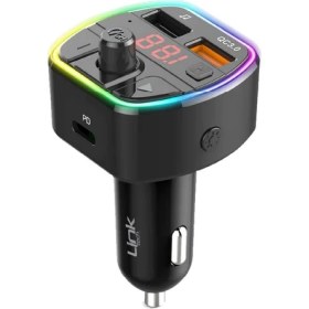 Resim Linktech GP14 38W Pd + Qc3.0 LED Ekranlı Fm Transmitter 