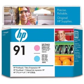 Resim Hp 91 C9462A Açık Kırmızı Mavi Baskı Kafası Eski 