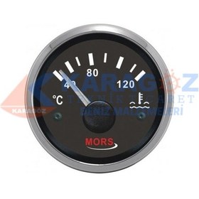 Resim MORS HARARET GÖSTERGESİ SİYAH 55MM 12-24V 