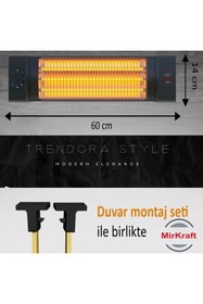 Resim Mirkraft TRENSORA STYLE MT5252 3 KADEME 1800W ISITICI 