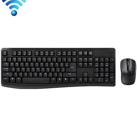 Resim Sones Rapoo X1800pro 104 Tuşlu Su Geçirmez Multimedya Kablosuz Klavye Fare Seti Siyah 