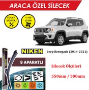 Resim MeyZone Jeep Renegade Ön Cam Silecek Takımı (2014-2021) 