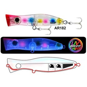 Resim Blitz Popper 105mm 30gr Su Üstü Maket Balık Ar182 