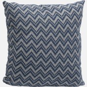 Resim Premier Home Zigzag Şönil Kare 45x45 cm Minderler Mavi 