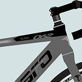 Resim Carraro Race 062 Aero - 28 Jant 20'' 50cm ( M ) Kadro 22 Vites Yol Bisikleti - Mat Koyu Gri / Tekno Gri Siyah 