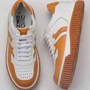 Resim Bueno Shoes Turuncu Beyaz Deri Kadın Spor Ayakkabı 01wz10400 