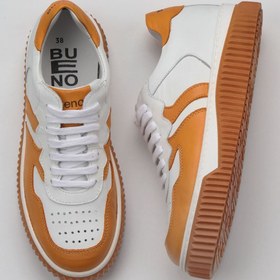 Resim Bueno Shoes Turuncu Beyaz Deri Kadın Spor Ayakkabı 01wz10400 