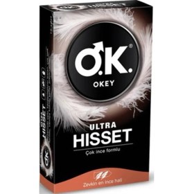 Resim Okey Prezervatif Ultra Hisset Ince 