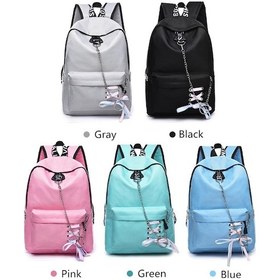 Resim Lebıhmurah Wbp1424 Kadın Su Geçirmez Okul Sırt Çantası Omuz Çantası Sırt Çantası Seyahat Handbagfashion Pembe 