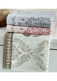 Resim Emily 3 Adet Kadife El Yüz Havlusu 50x90 Çok Renkli 