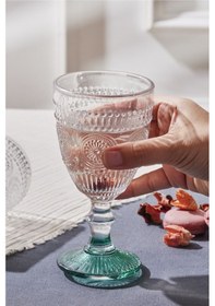 Resim Karaca Sunflower Kadeh Yeşil 