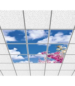 Resim Gök Panel 60 x 60 LED Panel Aydınlatma Desenli 3x3 9'lu Grup 46510191SA 