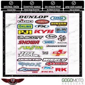 Resim Gogo A4 Sticker Araı Shoeı Dunlop Afam Tasarım 