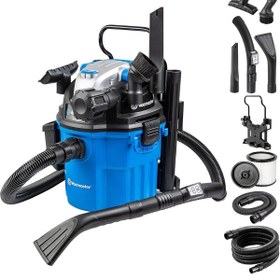 Resim Vacmaster WM1518R 1500 W 18 l ıslak kuru süpürge, ev, mutfak, halı, araba, bahçe için, üfleme fonksiyonu 