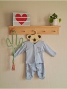 Resim Jakarlı Patikli Pijama Takım 