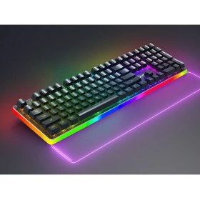 Resim GamePower Saber RGB Mavi Switch İngilizce Q USB Mekanik Gaming Klavye 