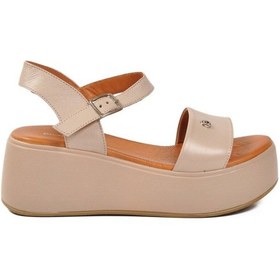 Resim Pierre Cardin Buz Pudra Günlük Kadın Topuklu Sandalet Pc-54611 Z Buz Mavi 