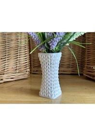 Resim Opencart Kare Örme Vazo Sadece Plastik Aparattır 