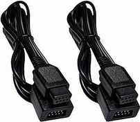 Resim HEORLD 9 Pin denetleyici uzatma kablosu 6Ft AV 620 HD 621 HD 821 NES klasik Retro oyun konsolu tak ve çalıştır kablolu Video oyun denetleyicisi Gamepad uzatma kablosu sega Genesis Mini 2 