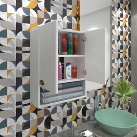 Resim banyo ecza dolabı bakunin byz 60 * 40 * 20 mutfak (m) üst arkalıklı alt arkalıksız 
