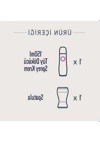 Resim Hassas Ciltler İçin Tüy Dökücü Sprey Krem, 150 Ml 