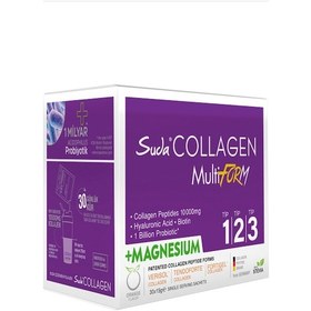 Resim Suda Collagen Multiform Tip1 Tip2 Tip3 Kolajen & Magnezyum 15gr 3 