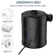 Resim Fortunelane Taşınabilir Kablosuz Hava Pompa - Çadır, Hava Yatağı, Yüzme Halka İçin Şişirme Siyah 