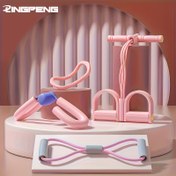 Resim 5/4 adet Ultimate Home Fitness Kit: Bacak Eğitimi, Yoga Esneme ve Vücut Şekillendirme Çok Fonksiyonlu Egzersiz Ekipmanı Güç Geliştirme için 
